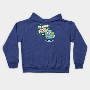 Planet Over Profit Kids Hoodie